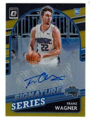 Franz Wagner [Gold] #SS-FWG Basketball Cards 2021 Panini Donruss Optic Signature Series Prices