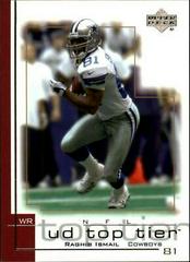 Rocket Ismail #49 Football Cards 2001 Upper Deck Top Tier Prices