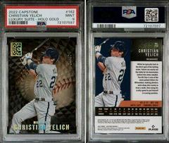 Christian Yelich [Holo Gold] #162 Baseball Cards 2022 Panini Capstone Prices