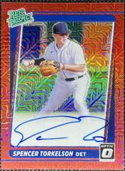 Spencer Torkelson [Red Mojo] #RPS-ST Baseball Cards 2021 Panini Donruss Optic Rated Prospect Signatures Prices