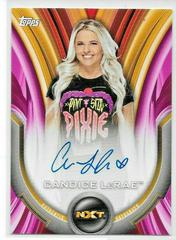 Candice LeRae [Pink] Wrestling Cards 2020 Topps WWE Women's Division Autographs Prices