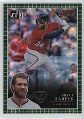Bryce Harper [Green] #AA8 Baseball Cards 2019 Panini Donruss Action All Stars Prices