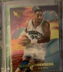 Alonzo Mourning Basketball Cards 1995 Metal Molten Metal Prices
