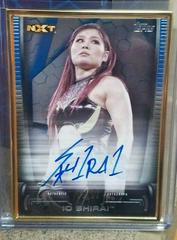 Io Shirai [Blue] Wrestling Cards 2021 Topps WWE Undisputed Framed Autographs Prices