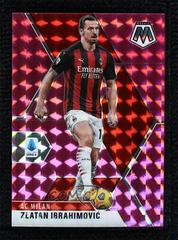 Zlatan Ibrahimovic [Pink Mosaic] Soccer Cards 2020 Panini Mosaic Serie A Prices