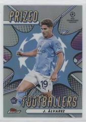 Julian Alvarez #PF-16 Soccer Cards 2022 Topps Finest UEFA Club Competitions Prized Footballers Prices