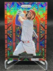 Bryce Harper [Silver Prizm] #SG-4 Baseball Cards 2022 Panini Prizm Stained Glass Prices
