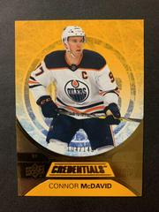 Connor McDavid [Orange] Hockey Cards 2021 Upper Deck Credentials Prices