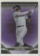 Aaron Judge [Amethyst] #86 Baseball Cards 2021 Topps Triple Threads Prices