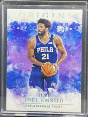 Joel Embiid [Purple FOTL] #16 Basketball Cards 2020 Panini Origins Prices