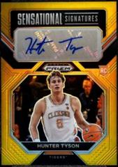 Hunter Tyson [Gold] #SS-HTY Basketball Cards 2023 Panini Prizm Draft Picks Sensational Signatures Prices