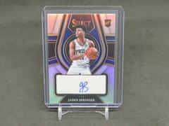 Jaden Springer #RS-JSP Basketball Cards 2021 Panini Select Rookie Signatures Prices