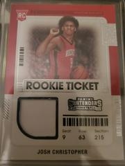 Josh Christopher #RTS-JCH Basketball Cards 2021 Panini Contenders Rookie Ticket Swatches Prices