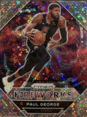 Paul George [Fast Break] Basketball Cards 2021 Panini Prizm Fireworks Prices