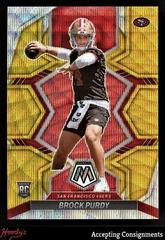 Brock Purdy [Gold Wave] #367 Football Cards 2022 Panini Mosaic Prices