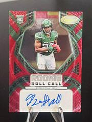 Breece Hall [Red Etch] Football Cards 2022 Panini Certified Rookie Roll Call Signatures Prices