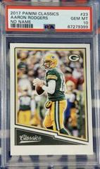 Aaron Rodgers [No Name] #23 Football Cards 2017 Panini Classics Prices