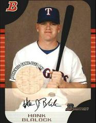 Hank Blalock Baseball Cards 2005 Bowman Prices
