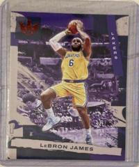 LeBron James [Ruby] Basketball Cards 2021 Panini Court Kings Prices