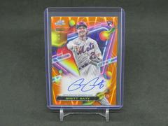 Brett Baty [Orange Galactic] Baseball Cards 2023 Topps Cosmic Chrome Autographs Prices