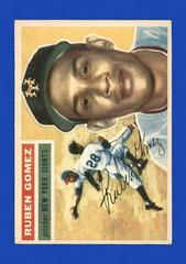 Ruben Gomez [White Back] #9 Baseball Cards 1956 Topps Prices