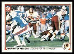 Washington Redskins [Looking for Daylight] #55 Football Cards 1983 Fleer Team Action Prices