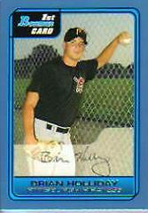 Brian Holliday #B4 Baseball Cards 2006 Bowman Prospects Prices