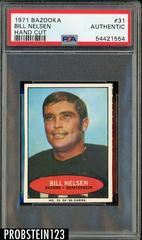 Bill Nelsen [Hand Cut] Football Cards 1971 Bazooka Prices