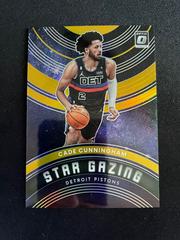 Cade Cunningham [Gold] #15 Basketball Cards 2022 Panini Donruss Optic Star Gazing Prices
