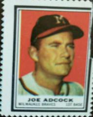 Joe Adcock Baseball Cards 1962 Topps Stamps Prices