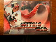 Manny Machado #SR-MM Baseball Cards 2018 Topps Finest Sitting Red Prices