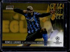Romelu Lukaku [Gold Refractor] #39 Soccer Cards 2020 Stadium Club Chrome UEFA Champions League Prices