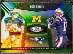 Tom Brady [Green] #2 Football Cards 2018 Panini Certified Champions Prices
