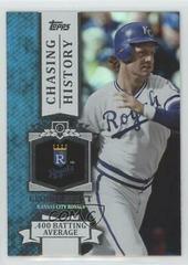 George Brett #CH-23 Baseball Cards 2013 Topps Chasing History Prices