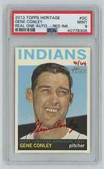 Gene Conley [Red Ink] #GC Baseball Cards 2013 Topps Heritage Real One Autographs Prices