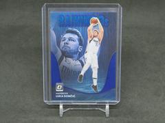 Luka Doncic [Blue] #7 Basketball Cards 2022 Panini Donruss Optic Raining 3s Prices