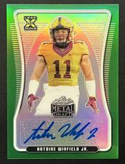 Antoine Winfield Jr. [Green Prismatic] Football Cards 2020 Leaf Metal Draft Autographs Prices