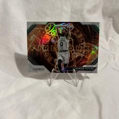 Jayson Tatum [Silver] #17 Basketball Cards 2023 Panini Prizm Fireworks Prices