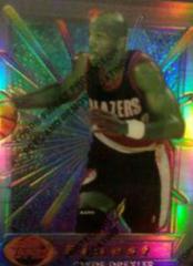 Clyde Drexler [Refractor w/ Coating] Basketball Cards 1994 Finest Prices