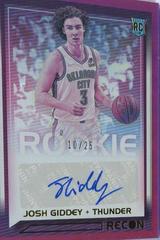 Josh Giddey [Purple] Basketball Cards 2021 Panini Recon Rookie Signatures Prices
