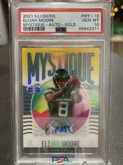 Elijah Moore [Autograph Gold] #MY-16 Football Cards 2021 Panini Illusions Mystique Prices