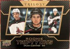 Dylan Guenther #RT-DG Hockey Cards 2022 Upper Deck Trilogy Rookie Triptychs Prices