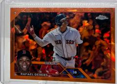 Rafael Devers [Orange] #11 Baseball Cards 2023 Topps Chrome Sapphire Prices