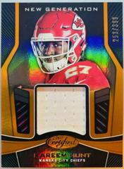 Kareem Hunt Football Cards 2017 Panini Certified New Generation Jersey Prices