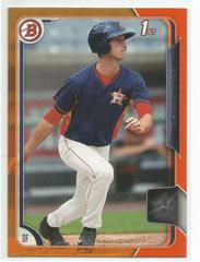 Kyle Tucker [Chrome Orange Refractor] #75 Baseball Cards 2015 Bowman Draft Prices