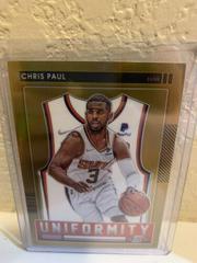 Chris Paul [Gold] #24 Basketball Cards 2021 Panini Contenders Optic Uniformity Prices