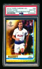 Harry Kane [Running Gold Refractor] Soccer Cards 2018 Topps Chrome UEFA Champions League Prices