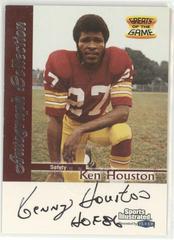Ken Houston Football Cards 1999 Sports Illustrated Autograph Collection Prices