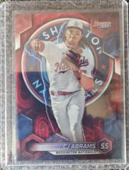 CJ Abrams [Red Lava] #41 Baseball Cards 2023 Bowman's Best Prices
