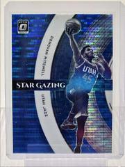 Donovan Mitchell [Blue Pulsar] #11 Basketball Cards 2021 Panini Donruss Optic Star Gazing Prices